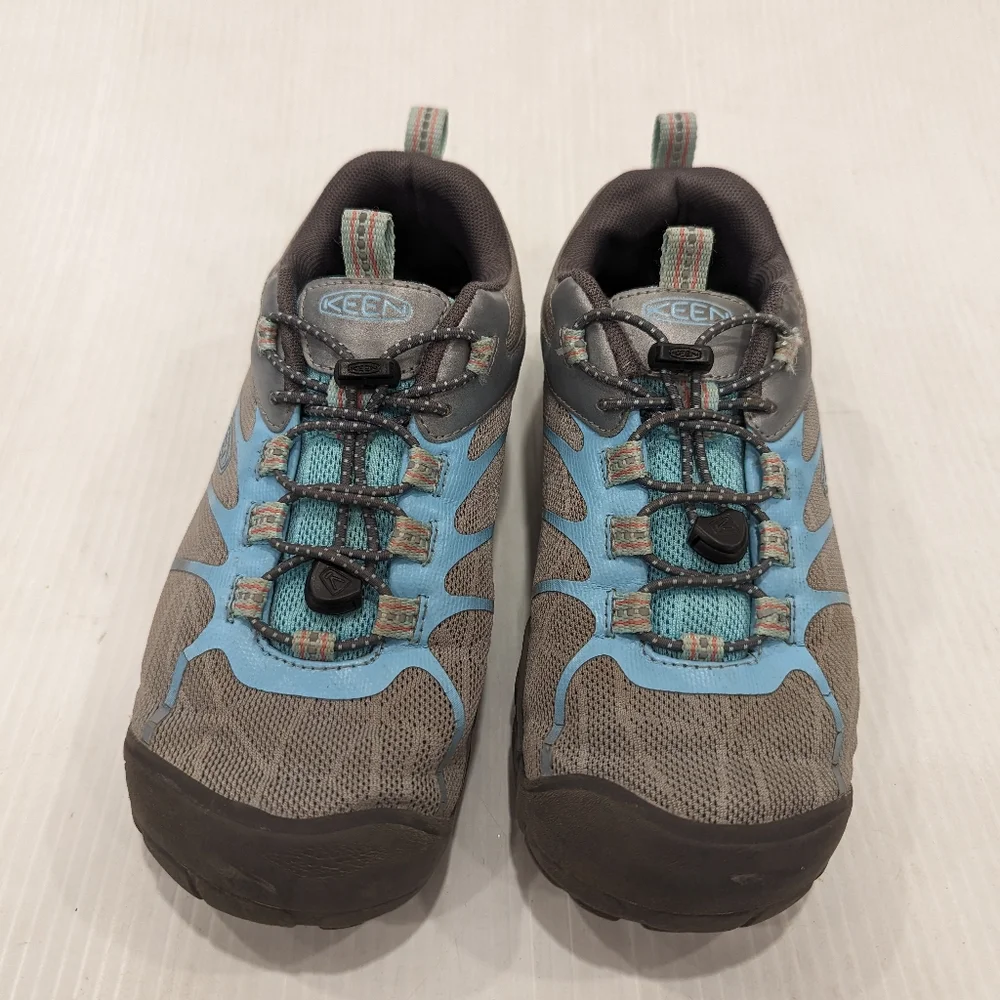 KEEN kids toggle elastic mesh shoes sneakers size 4 - Picture 3 of 11